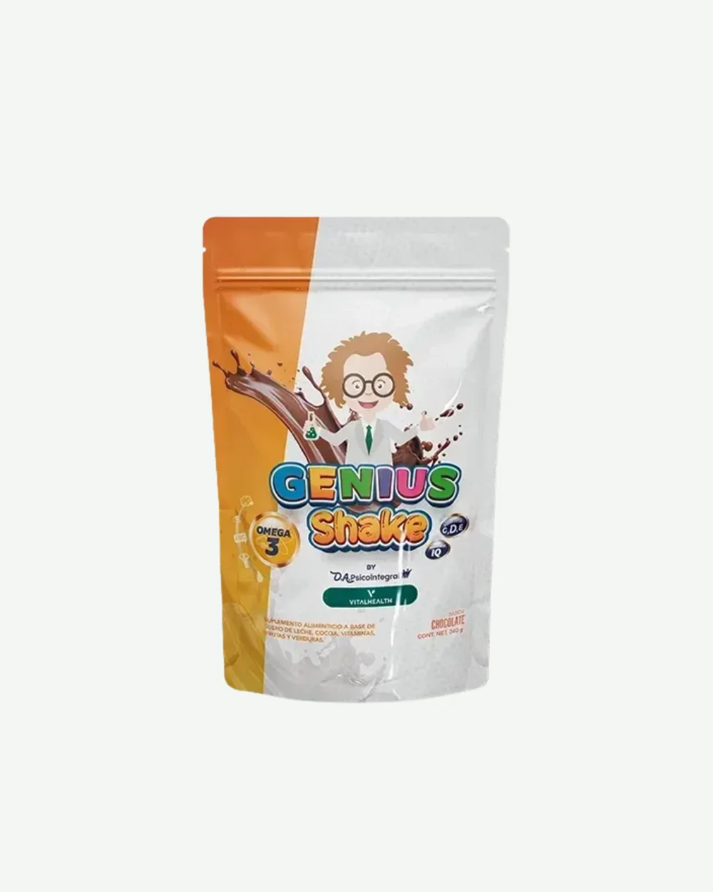 Genius Shake — Proteína de suero con frutas y verduras · chocolate