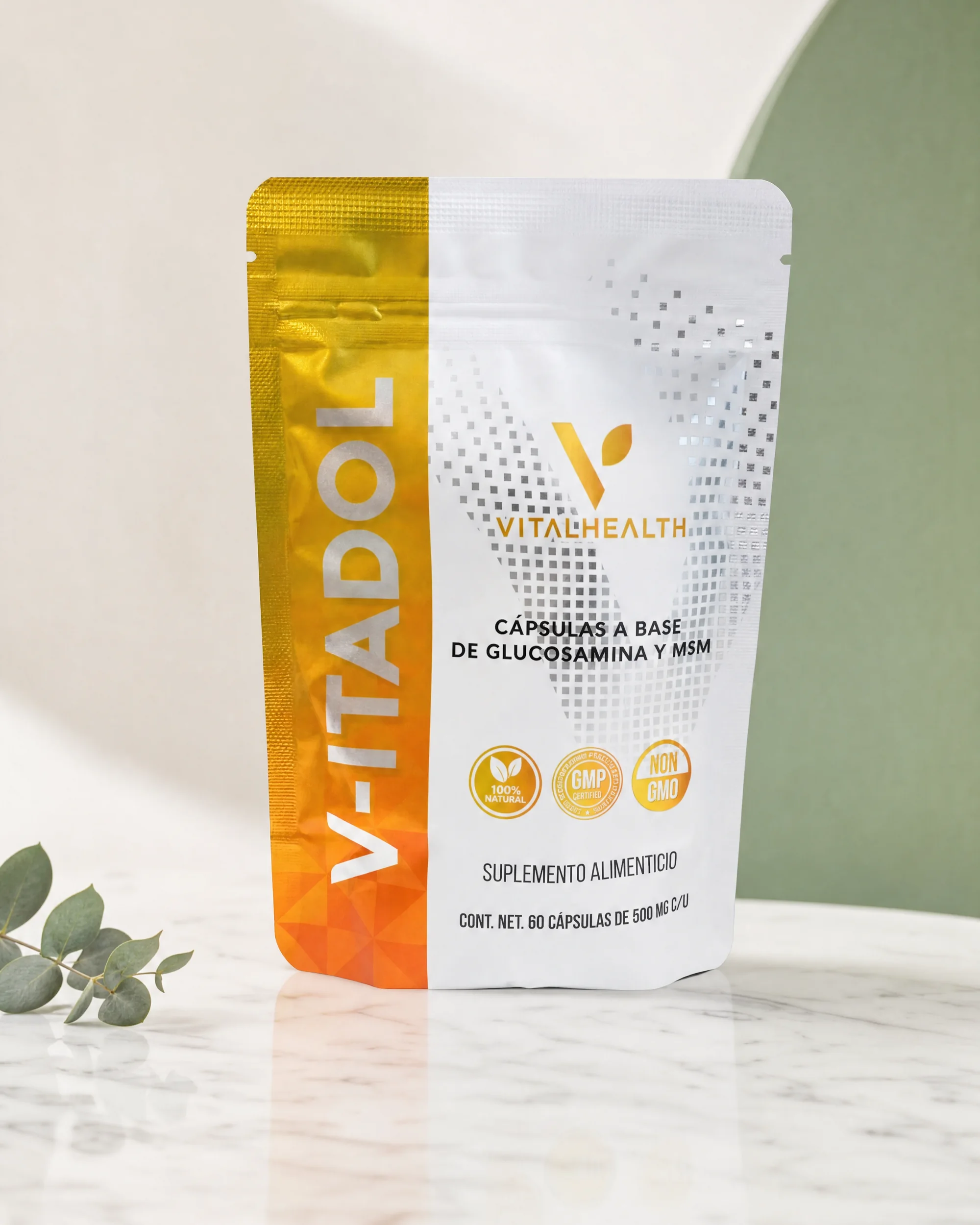 V-Itadol — Glucosamina y MSM para el confort articular