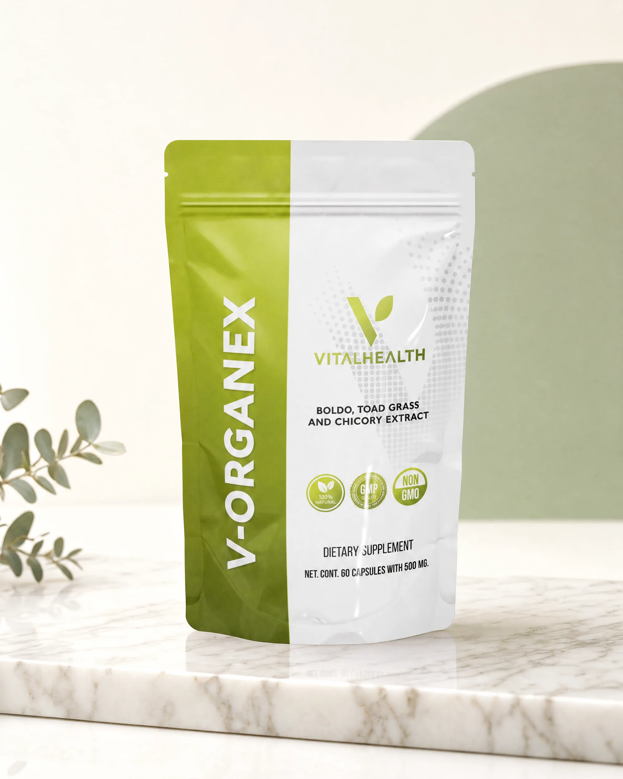 V-Organex — Cardo mariano y botánicos para el hígado