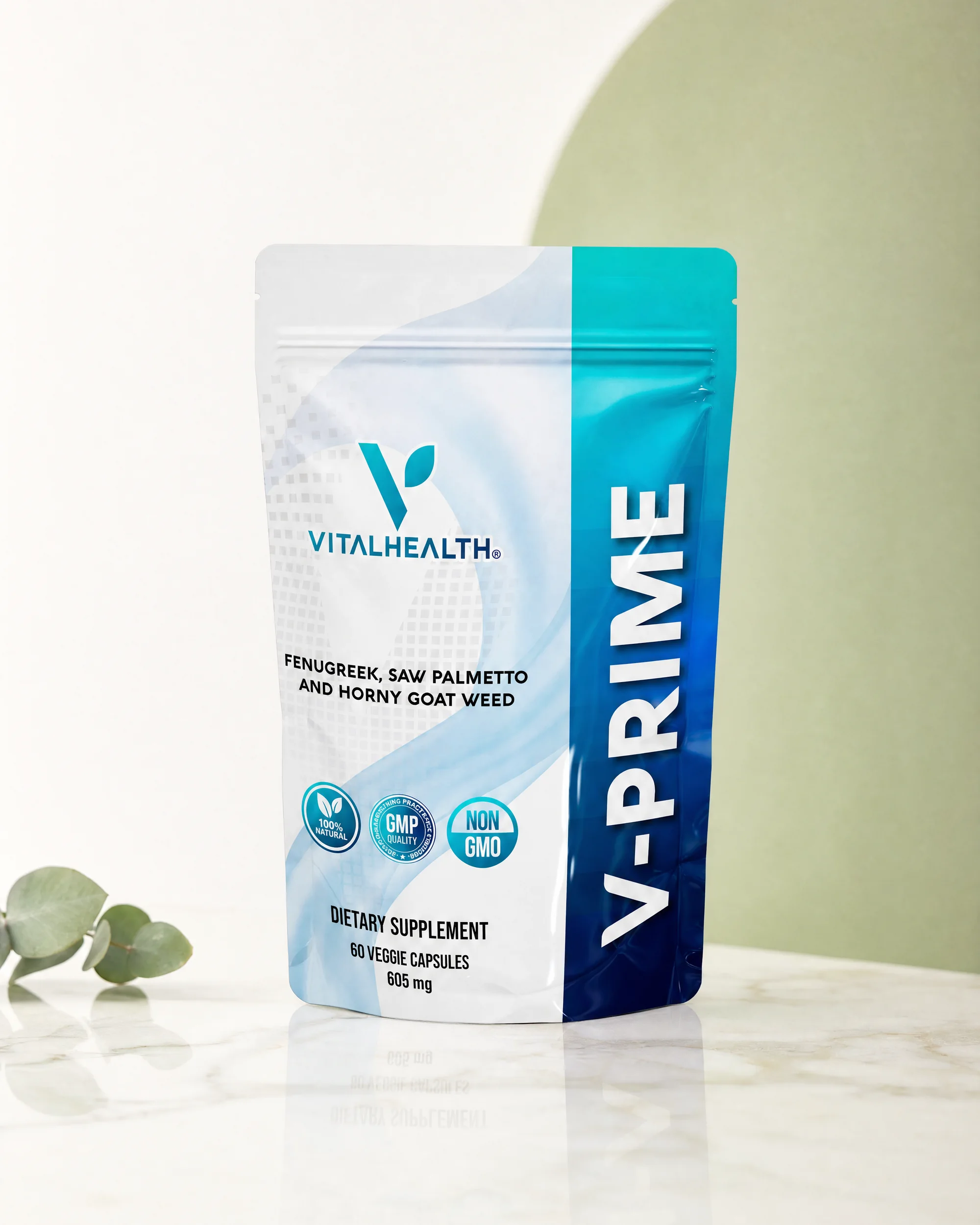 V-Prime — Vitalidad y testosterona saludable para el hombre