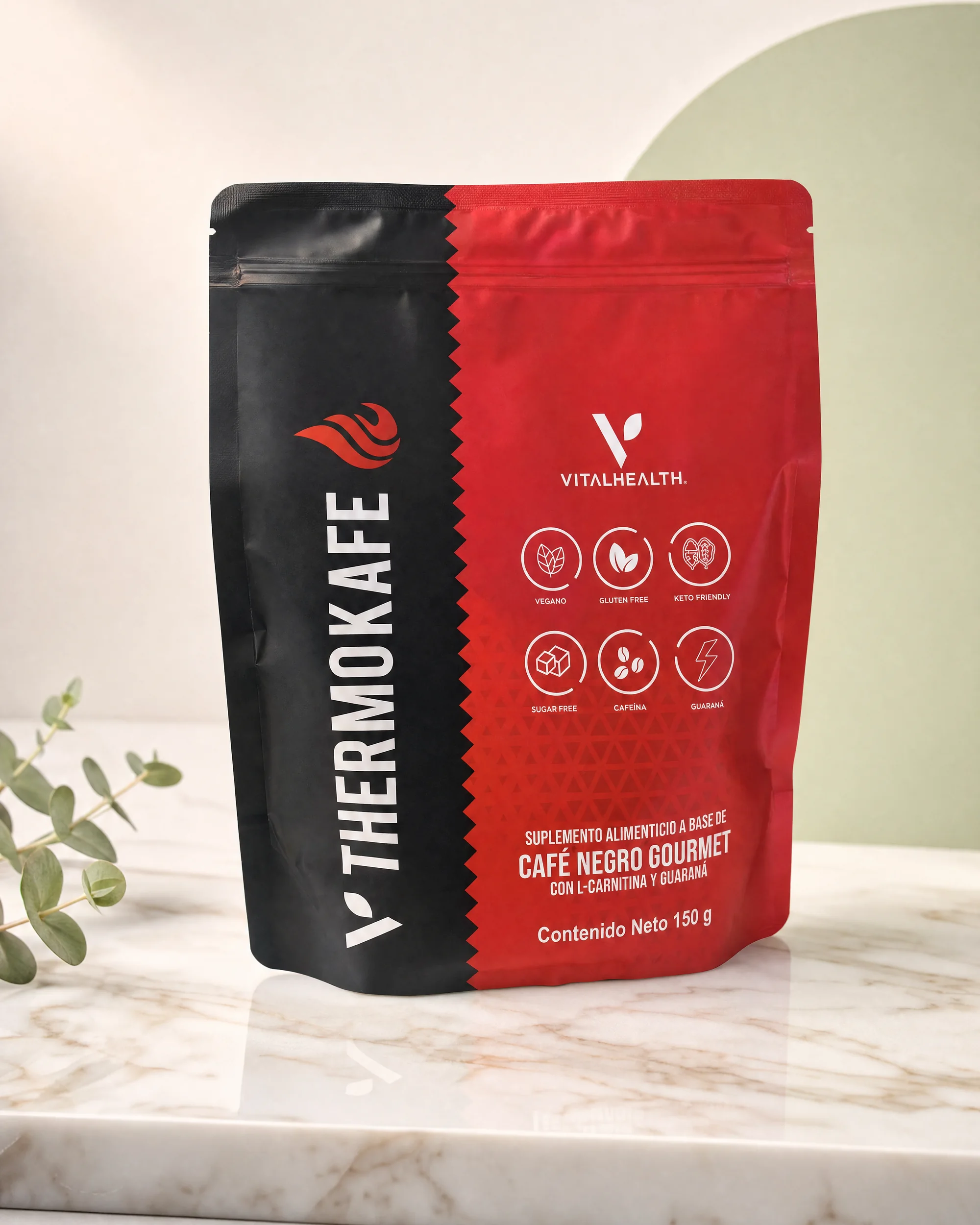V-ThermoKafe — Café negro gourmet con guaraná · activador del metabolismo