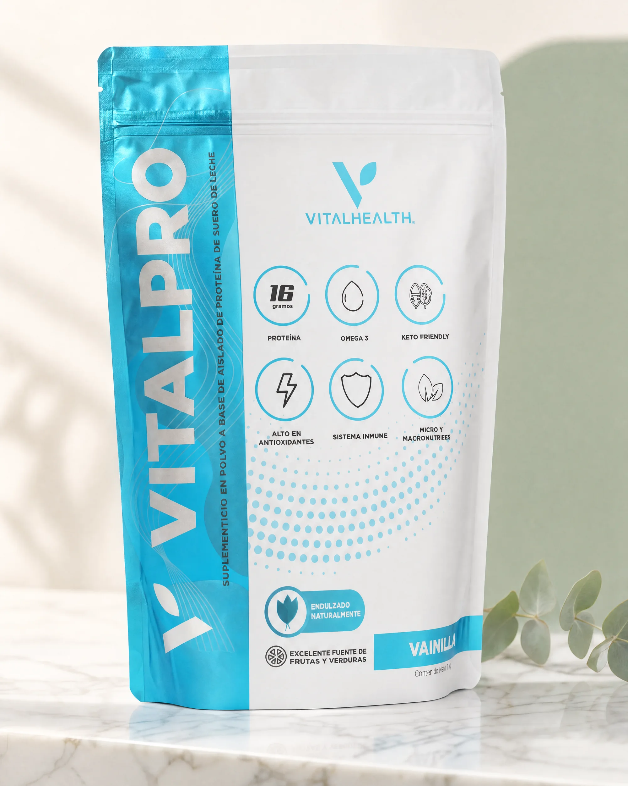 VitalPro — Proteína + vitaminas + superalimentos · vainilla