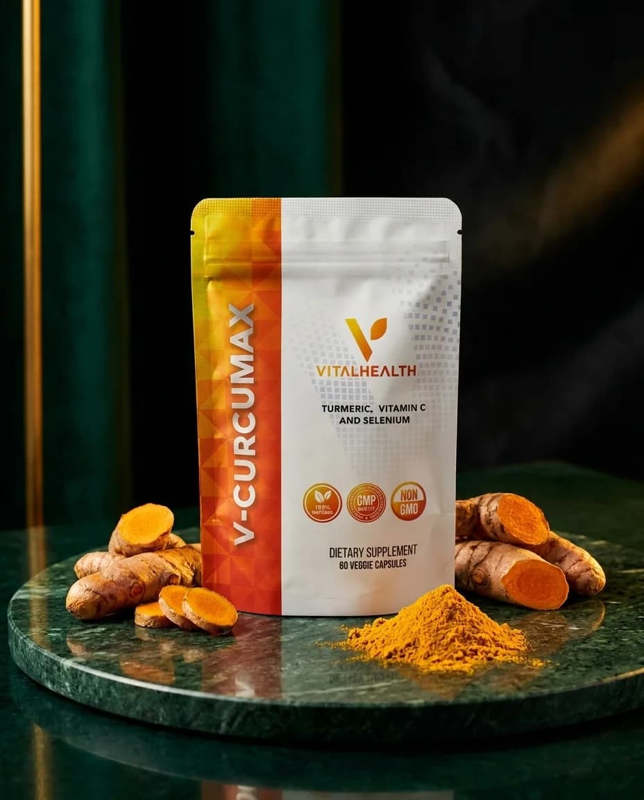 V-Curcumax — Cúrcuma con vitamina C, selenio y MSM