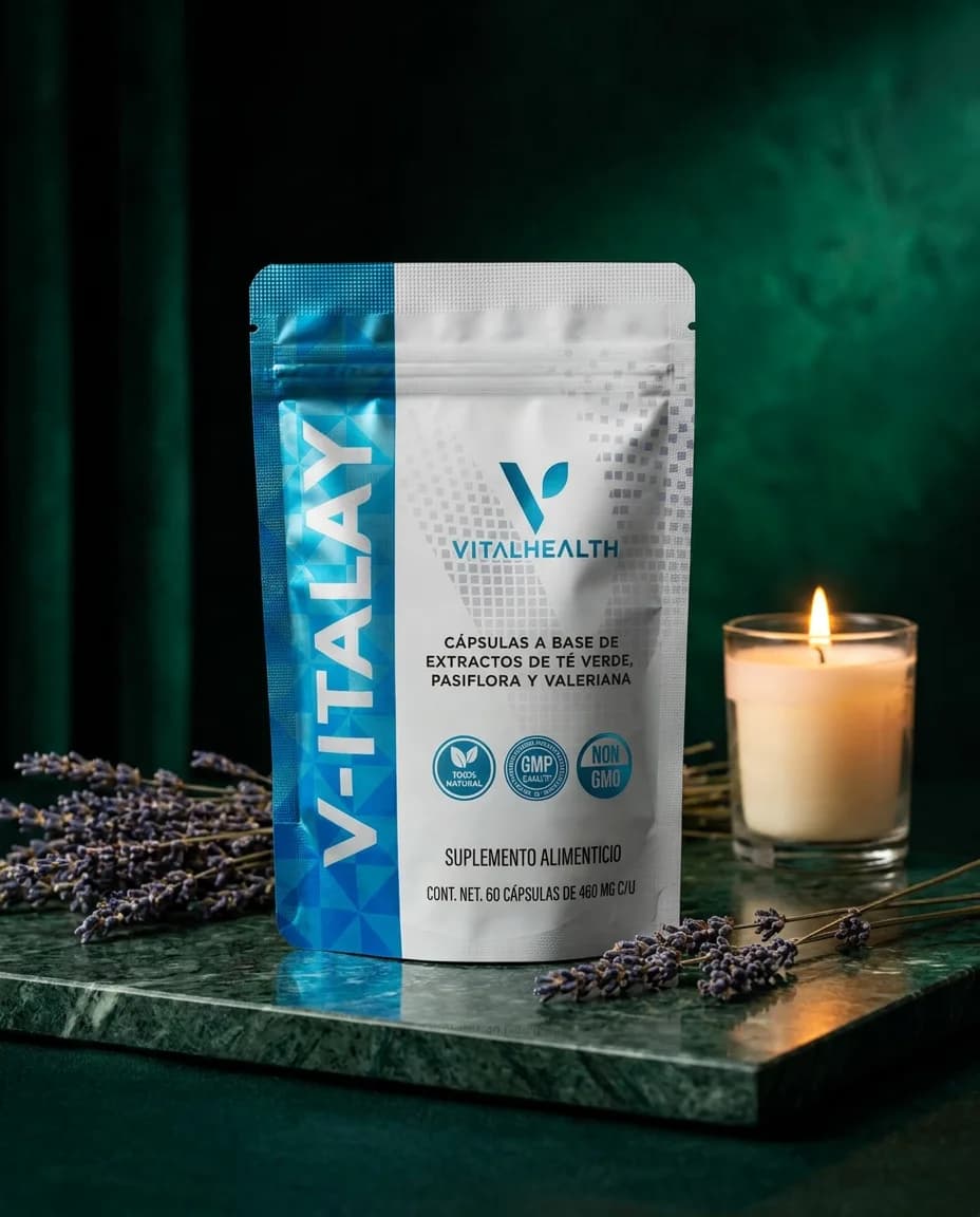 V-Italay — Té verde, pasiflora y valeriana para el descanso
