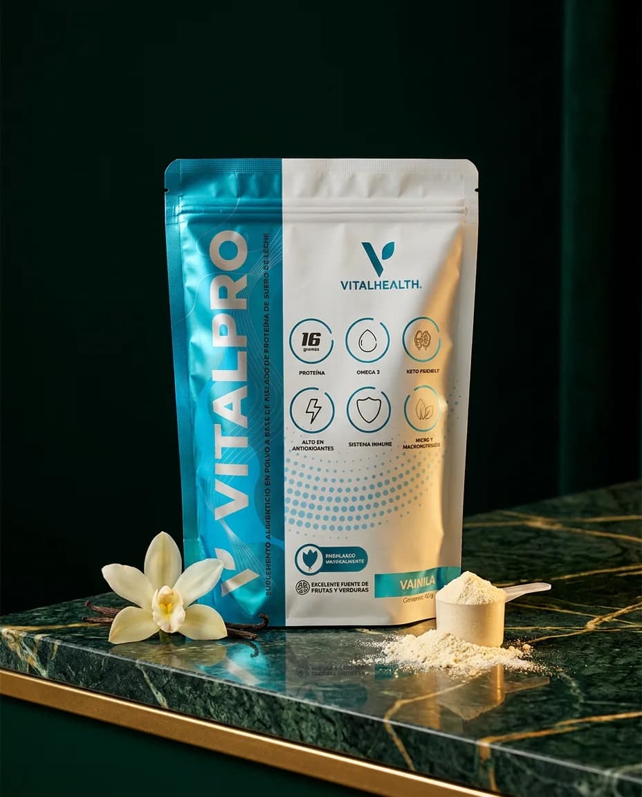VitalPro — Proteína + vitaminas + superalimentos · vainilla