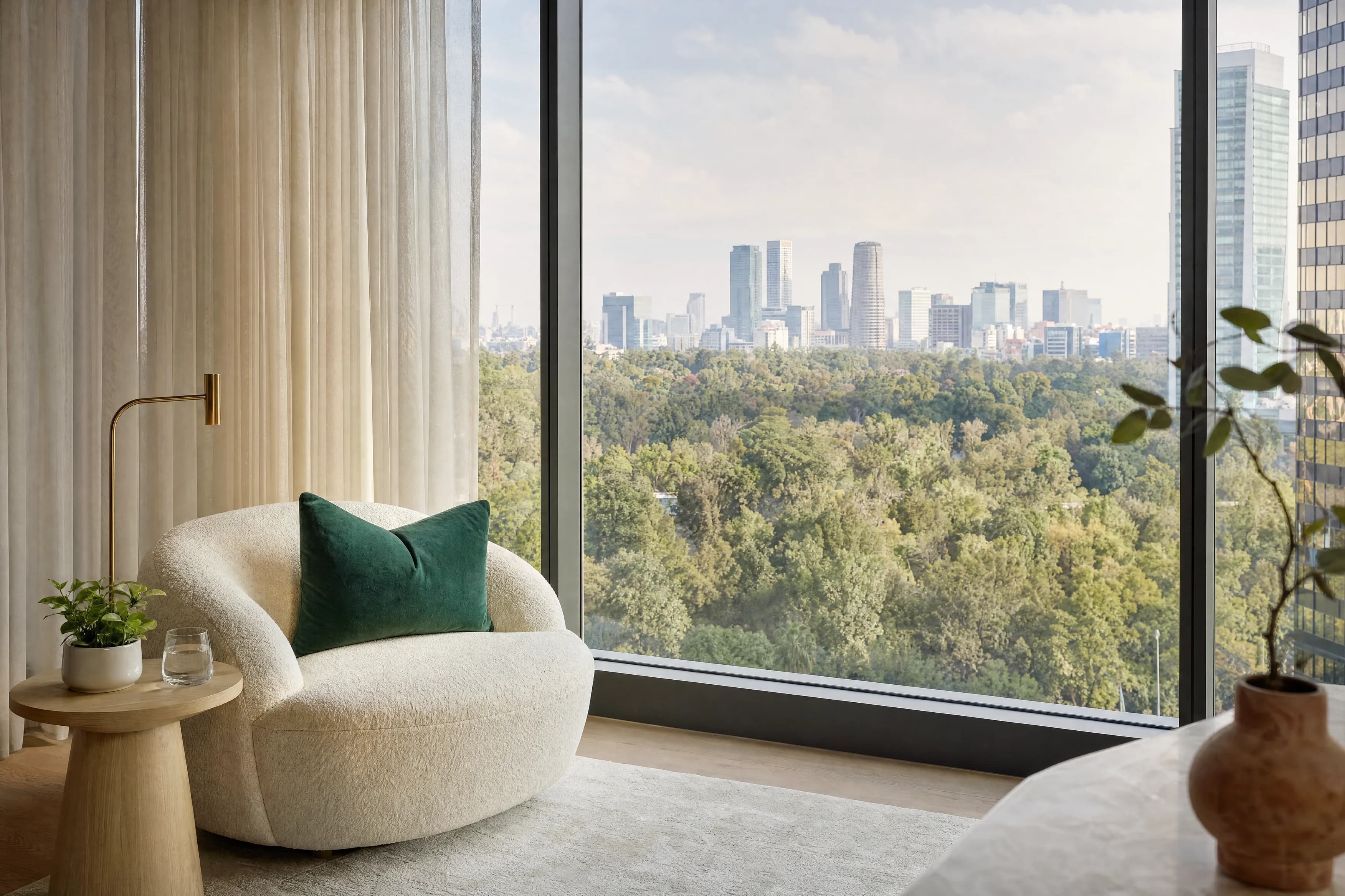Vista de Paseo de la Reforma, imagen editorial