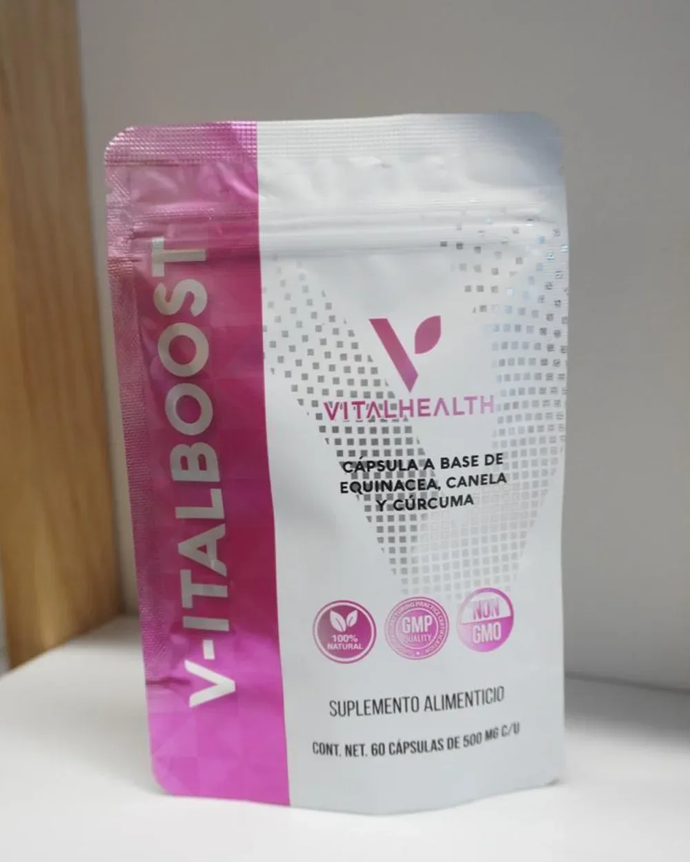 V-Italboost — Ajo, equinácea, jengibre y vitaminas C y D