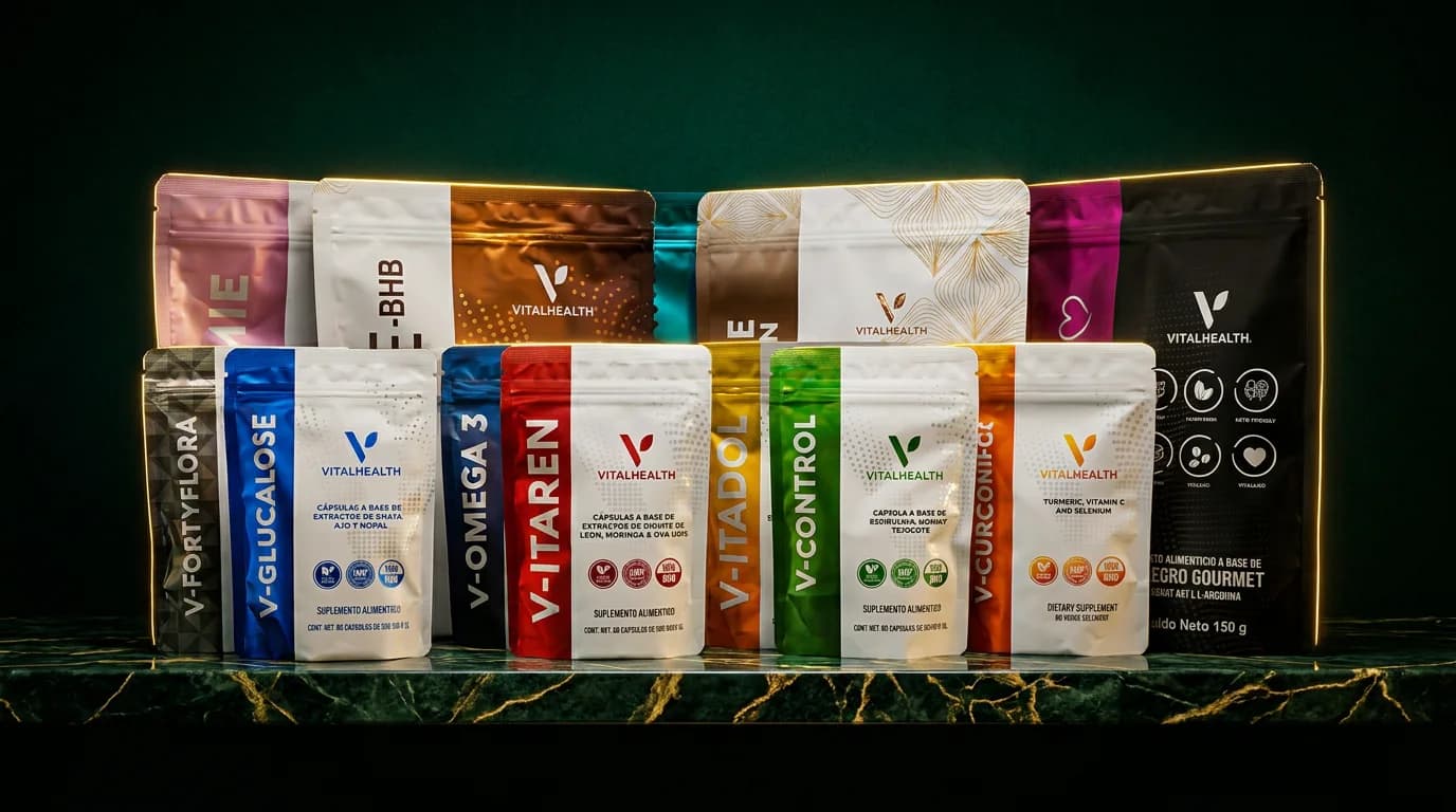 Línea de suplementos Vital Health disponible en Infiniti Health